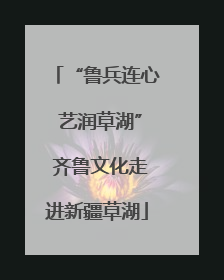 “鲁兵连心 艺润草湖” 齐鲁文化走进新疆草湖