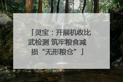 灵宝：开展机收比武检测 筑牢粮食减损“无形粮仓”