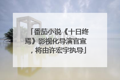 番茄小说《十日终焉》影视化导演官宣，将由许宏宇执导