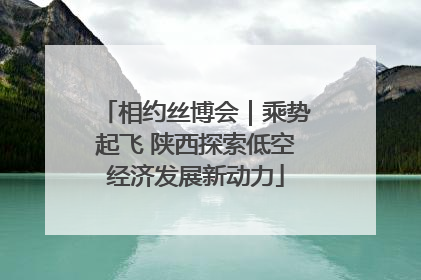 相约丝博会｜乘势起飞 陕西探索低空经济发展新动力
