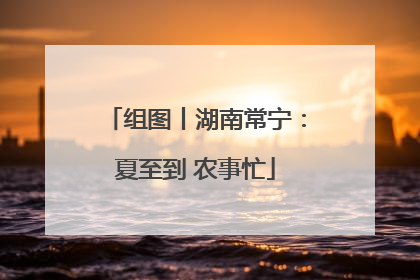 组图丨湖南常宁：夏至到 农事忙