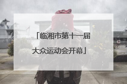 临湘市第十一届大众运动会开幕