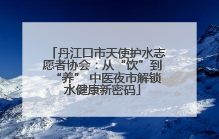丹江口市天使护水志愿者协会：从“饮”到“养” 中医夜市解锁水健康新密码