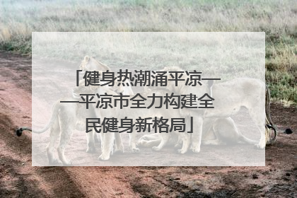 健身热潮涌平凉——平凉市全力构建全民健身新格局