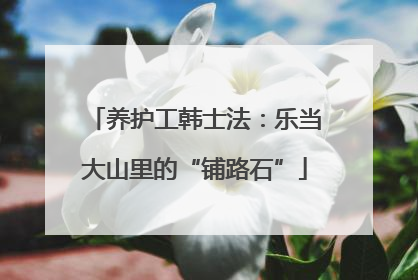 养护工韩士法：乐当大山里的“铺路石”