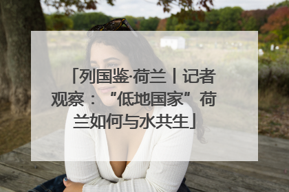 列国鉴·荷兰丨记者观察：“低地国家”荷兰如何与水共生