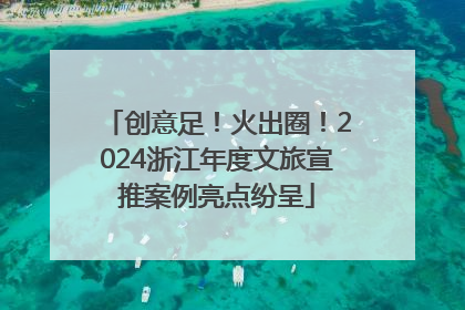 创意足！火出圈！2024浙江年度文旅宣推案例亮点纷呈