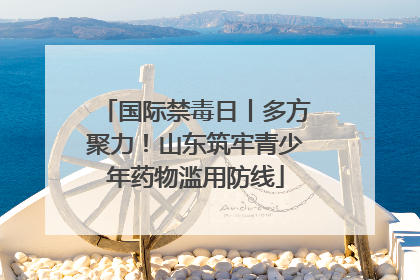 国际禁毒日丨多方聚力！山东筑牢青少年药物滥用防线