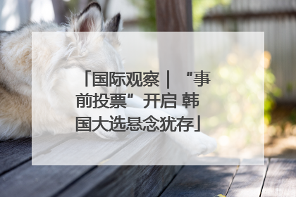 国际观察｜“事前投票”开启 韩国大选悬念犹存