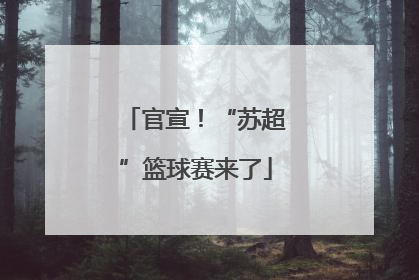 官宣！“苏超”篮球赛来了