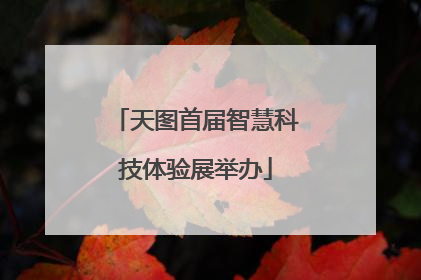 天图首届智慧科技体验展举办