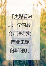 央媒看河北丨学习教育走深走实 产业集群向新向好