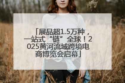 展品超1.5万种，一站式“链”全球！2025黄河流域跨境电商博览会启幕