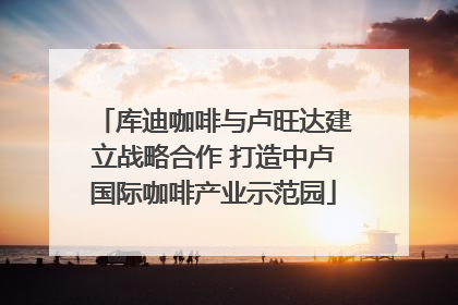 库迪咖啡与卢旺达建立战略合作 打造中卢国际咖啡产业示范园