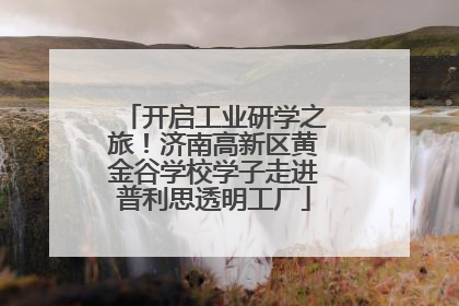 开启工业研学之旅！济南高新区黄金谷学校学子走进普利思透明工厂