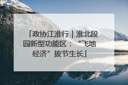 政协江淮行｜淮北段园新型功能区：“飞地经济”拔节生长