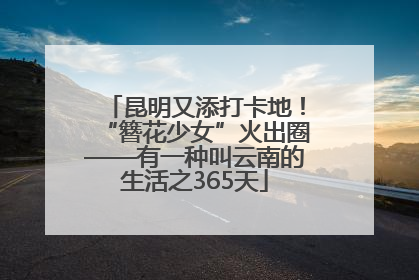 昆明又添打卡地！“簪花少女”火出圈——有一种叫云南的生活之365天