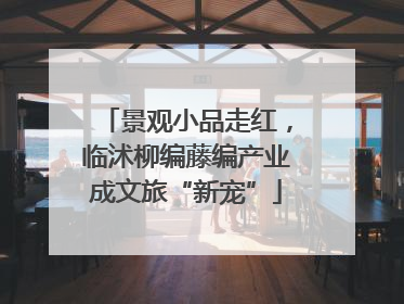 景观小品走红，临沭柳编藤编产业成文旅“新宠”