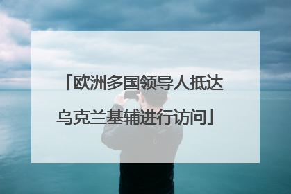 欧洲多国领导人抵达乌克兰基辅进行访问