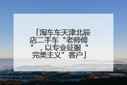 淘车车天津北辰店二手车“老师傅”，以专业征服“完美主义”客户