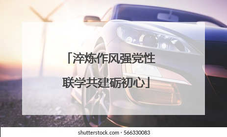 淬炼作风强党性 联学共建砺初心