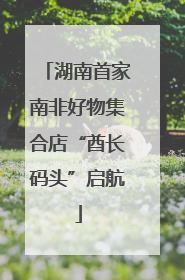 湖南首家南非好物集合店“酋长码头”启航