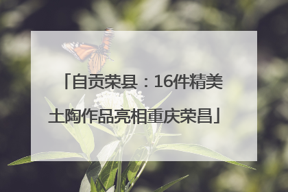 自贡荣县：16件精美土陶作品亮相重庆荣昌