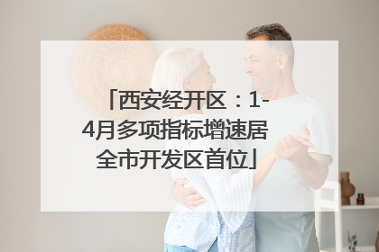 西安经开区：1-4月多项指标增速居全市开发区首位