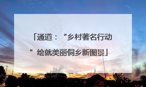 通道：“乡村著名行动”绘就美丽侗乡新图景