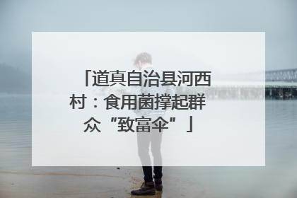 道真自治县河西村：食用菌撑起群众“致富伞”