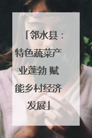 邻水县：特色蔬菜产业蓬勃 赋能乡村经济发展