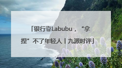 银行靠Labubu，“拿捏”不了年轻人丨九派时评
