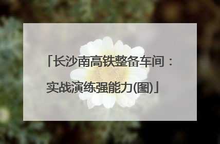 长沙南高铁整备车间：实战演练强能力(图)