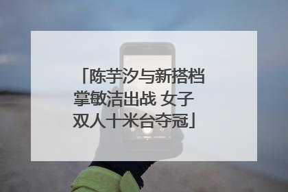 陈芋汐与新搭档掌敏洁出战 女子双人十米台夺冠