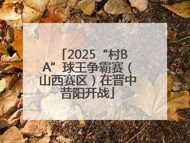 2025“村BA”球王争霸赛（山西赛区）在晋中昔阳开战