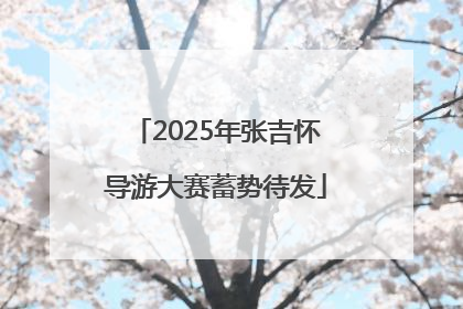 2025年张吉怀导游大赛蓄势待发
