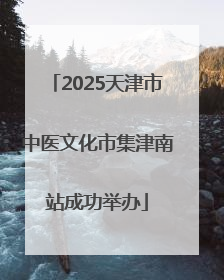 2025天津市中医文化市集津南站成功举办