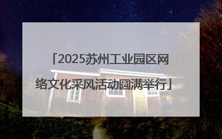 2025苏州工业园区网络文化采风活动圆满举行